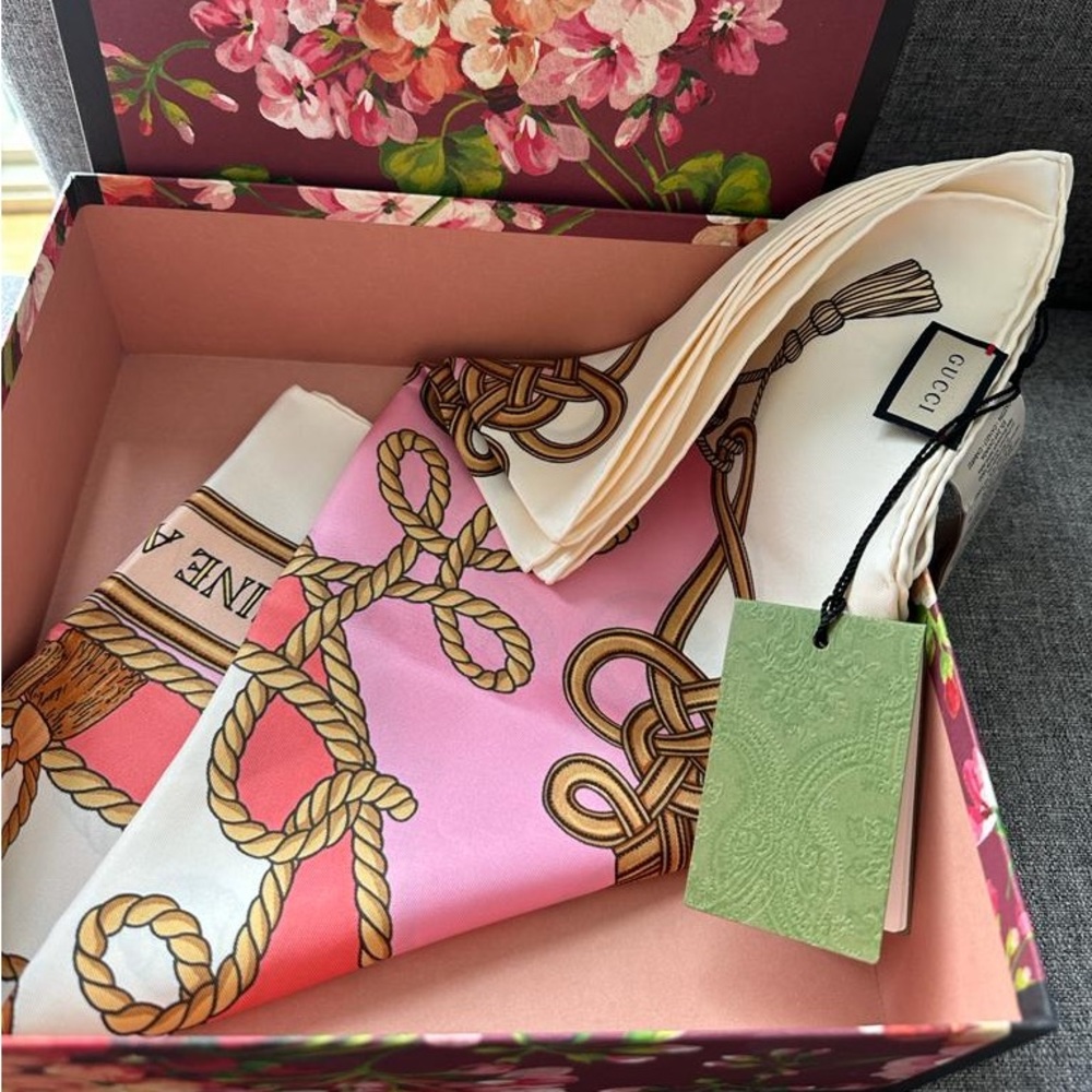 Sold! Gucci silk scarf